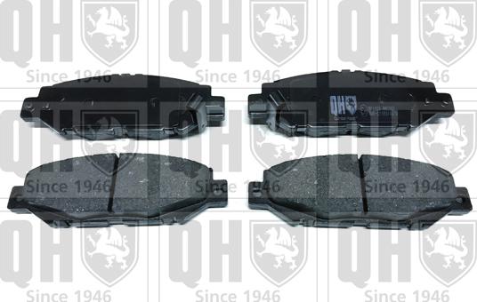 Quinton Hazell BP1169 - Комплект спирачно феродо, дискови спирачки vvparts.bg