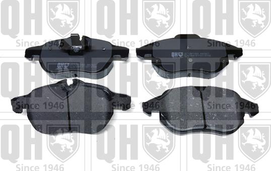 Quinton Hazell BP1366 - Комплект спирачно феродо, дискови спирачки vvparts.bg