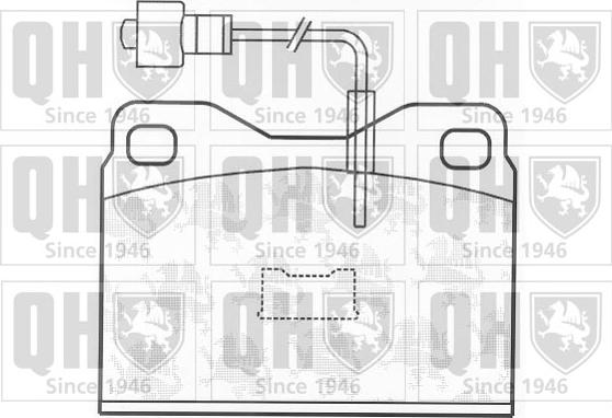 Quinton Hazell BP137 - Комплект спирачно феродо, дискови спирачки vvparts.bg