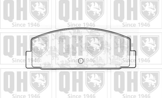 Quinton Hazell BP320 - Комплект спирачно феродо, дискови спирачки vvparts.bg