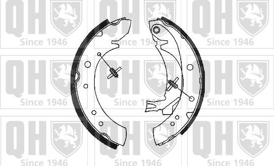 Quinton Hazell BS966 - Комплект спирачна челюст vvparts.bg