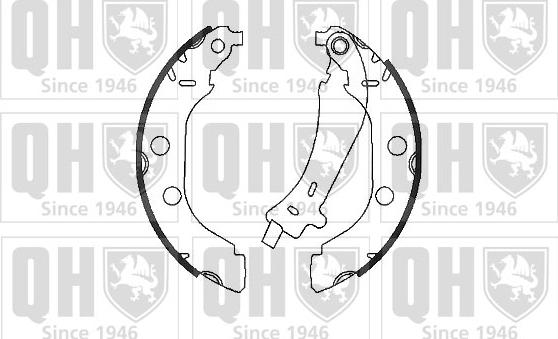 Quinton Hazell BS962 - Комплект спирачна челюст vvparts.bg