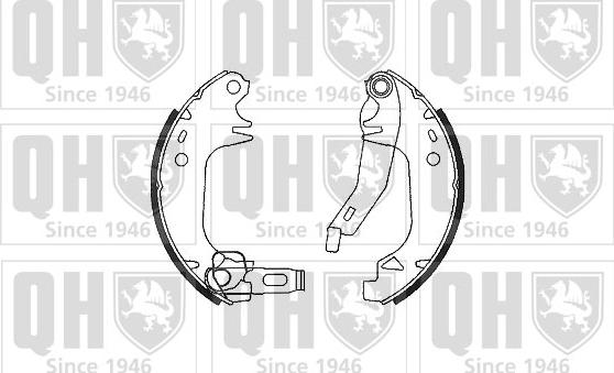 Quinton Hazell BS901 - Комплект спирачна челюст vvparts.bg