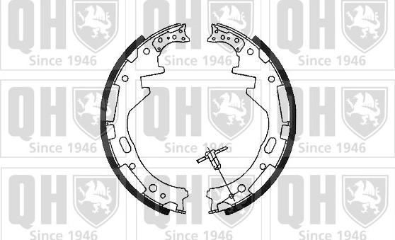 Quinton Hazell BS925 - Комплект спирачна челюст vvparts.bg