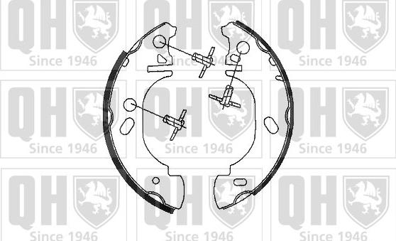 Quinton Hazell BS920 - Комплект спирачна челюст vvparts.bg