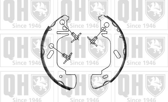 Quinton Hazell BS921 - Комплект спирачна челюст vvparts.bg