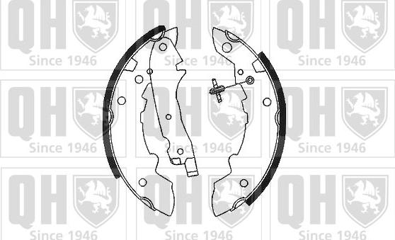 Quinton Hazell BS568 - Комплект спирачна челюст vvparts.bg