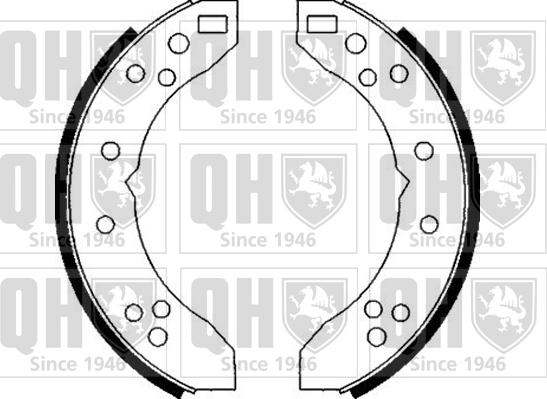 Quinton Hazell BS516 - Комплект спирачна челюст vvparts.bg