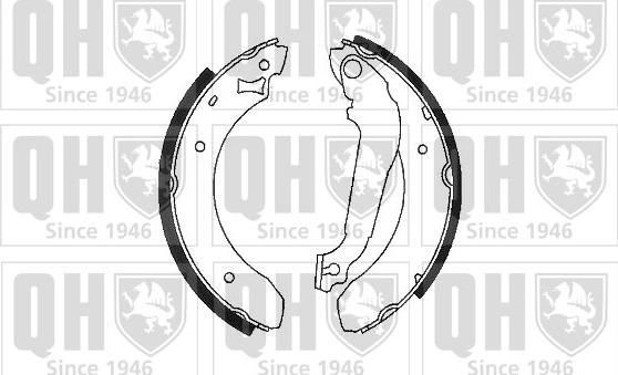 Quinton Hazell BS615 - Комплект спирачна челюст vvparts.bg