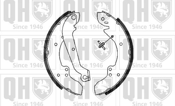 Quinton Hazell BS613 - Комплект спирачна челюст vvparts.bg