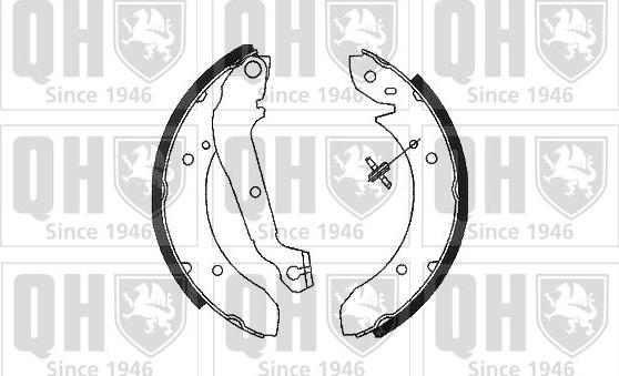 Quinton Hazell BS612 - Комплект спирачна челюст vvparts.bg