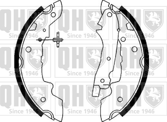 Quinton Hazell BS622 - Комплект спирачна челюст vvparts.bg