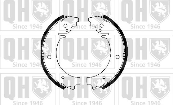 Quinton Hazell BS627 - Комплект спирачна челюст vvparts.bg