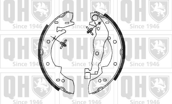 Quinton Hazell BS678 - Комплект спирачна челюст vvparts.bg