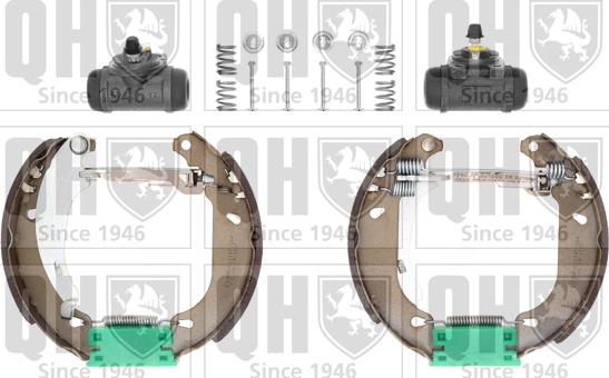 Quinton Hazell BS1068K1 - Комплект спирачна челюст vvparts.bg