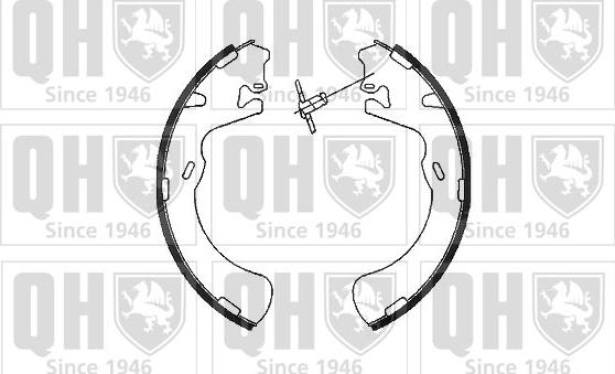 Quinton Hazell BS1079 - Комплект спирачна челюст vvparts.bg