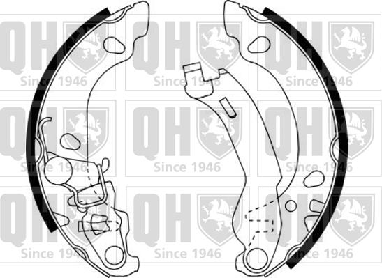 Quinton Hazell BS1146 - Комплект спирачна челюст vvparts.bg