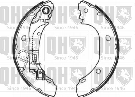 Quinton Hazell BS1154 - Комплект спирачна челюст vvparts.bg