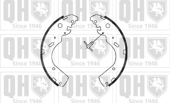 Quinton Hazell BS1104 - Комплект спирачна челюст vvparts.bg