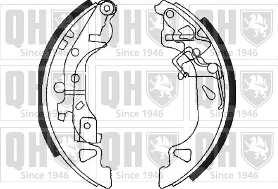 Quinton Hazell BS1108 - Комплект спирачна челюст vvparts.bg