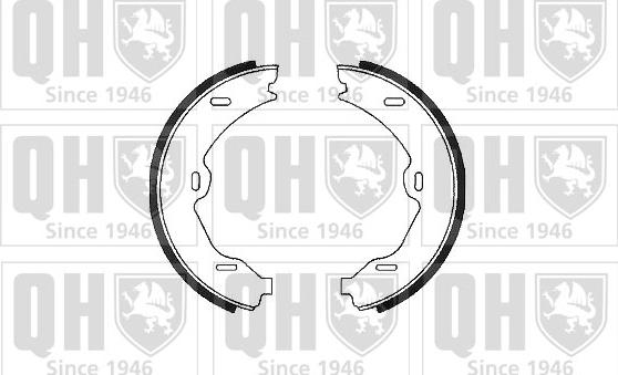 Quinton Hazell BS1111 - Комплект спирачна челюст, ръчна спирачка vvparts.bg