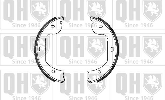 Quinton Hazell BS1118 - Комплект спирачна челюст, ръчна спирачка vvparts.bg