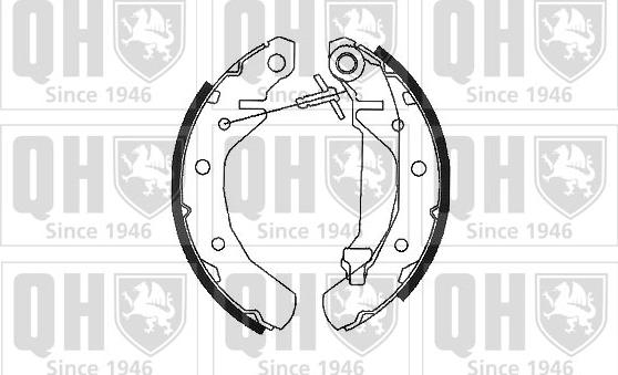 Quinton Hazell BS1125 - Комплект спирачна челюст vvparts.bg