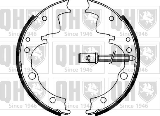 Quinton Hazell BS899 - Комплект спирачна челюст vvparts.bg