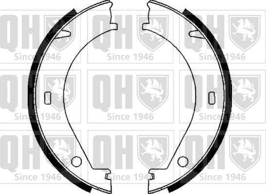 Quinton Hazell BS895 - Комплект спирачна челюст, ръчна спирачка vvparts.bg