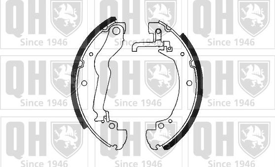 Quinton Hazell BS891 - Комплект спирачна челюст vvparts.bg