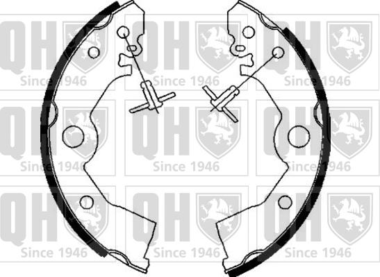 Quinton Hazell BS844 - Комплект спирачна челюст vvparts.bg