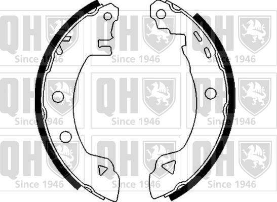 Quinton Hazell BS819 - Комплект спирачна челюст vvparts.bg