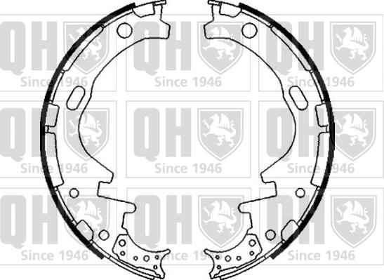 Quinton Hazell BS813 - Комплект спирачна челюст vvparts.bg