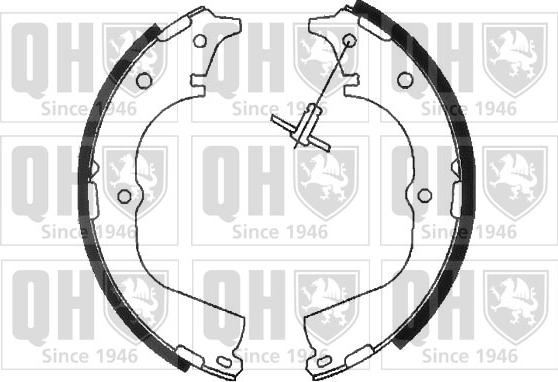 Quinton Hazell BS881 - Комплект спирачна челюст vvparts.bg