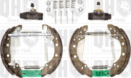 Quinton Hazell BS836K8 - Комплект спирачна челюст vvparts.bg