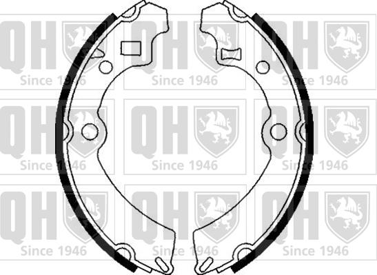 Quinton Hazell BS824 - Комплект спирачна челюст vvparts.bg