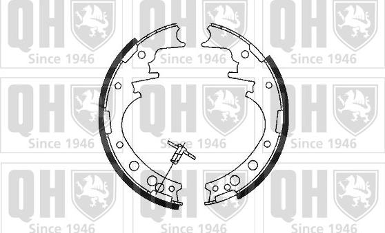 Quinton Hazell BS759 - Комплект спирачна челюст vvparts.bg