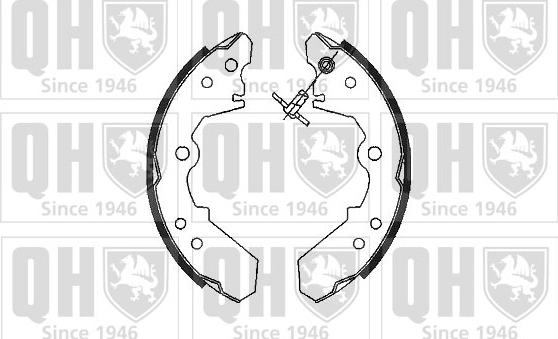 Quinton Hazell BS768 - Комплект спирачна челюст vvparts.bg