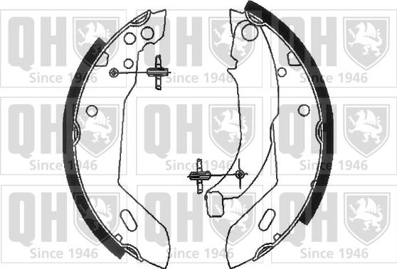 Quinton Hazell BS777 - Комплект спирачна челюст vvparts.bg