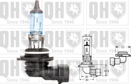 Quinton Hazell QBL9006 - Крушка с нагреваема жичка vvparts.bg