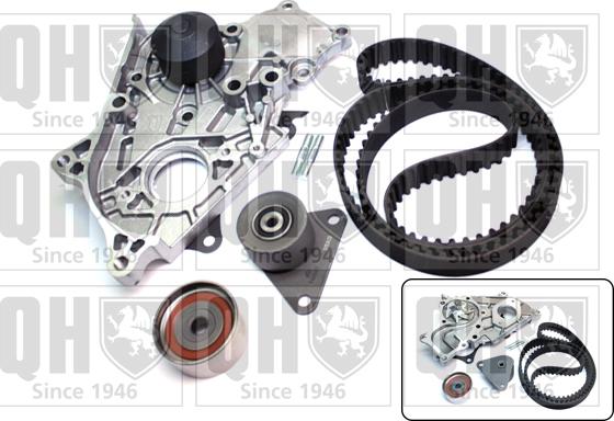 Quinton Hazell QBPK5930 - Водна помпа+ к-кт ангренажен ремък vvparts.bg