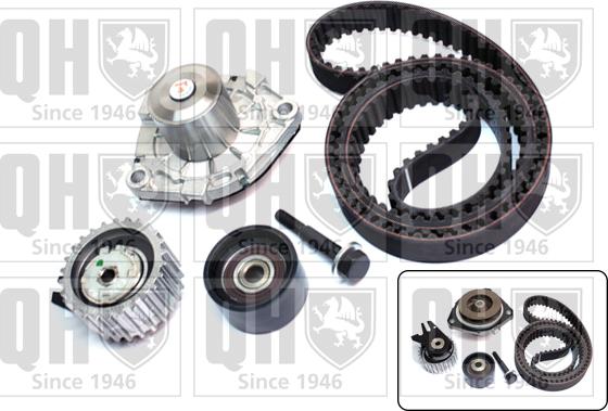 Quinton Hazell QBPK8670 - Водна помпа+ к-кт ангренажен ремък vvparts.bg