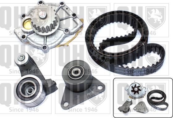 Quinton Hazell QBPK2620 - Водна помпа+ к-кт ангренажен ремък vvparts.bg