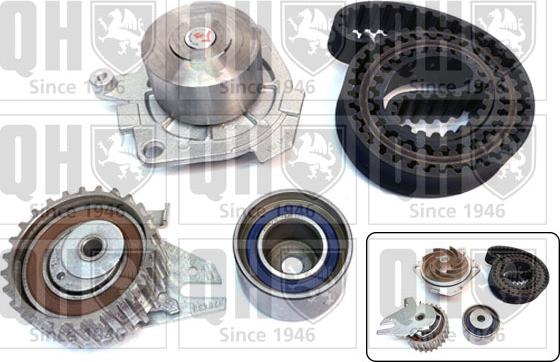 Quinton Hazell QBPK7930 - Водна помпа+ к-кт ангренажен ремък vvparts.bg