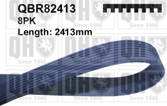 Quinton Hazell QBR82413 - Пистов ремък vvparts.bg