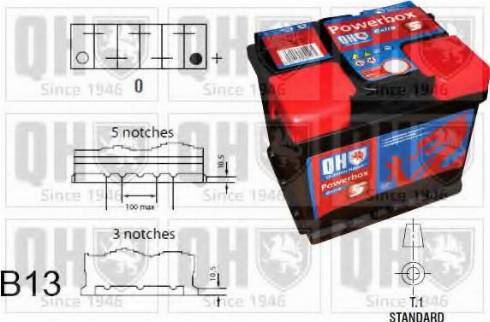 Quinton Hazell QBT1005 - Стартов акумулатор vvparts.bg