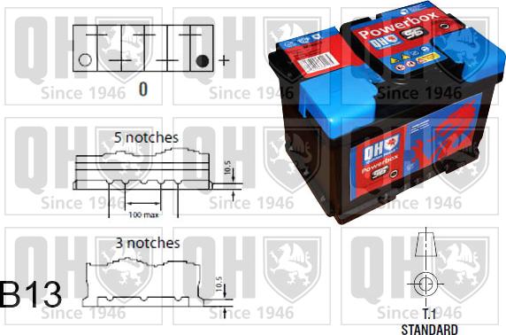 Quinton Hazell QBT115AGM - Стартов акумулатор vvparts.bg