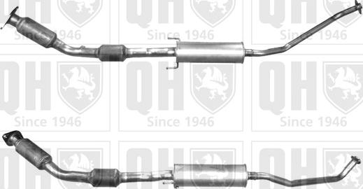 Quinton Hazell QCAT91225H - Катализатор vvparts.bg