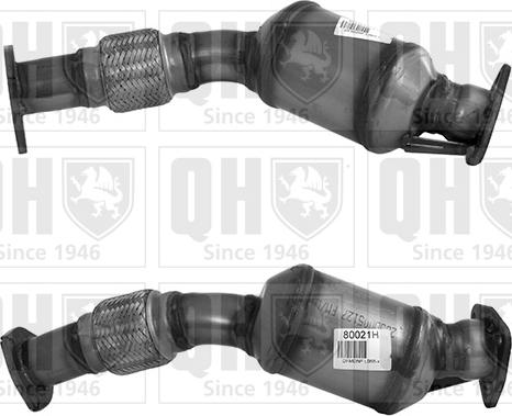 Quinton Hazell QCAT80021H - Катализатор vvparts.bg