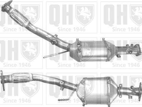 Quinton Hazell QDPF11059P - Филтър за сажди / твърди частици, изпускателна система vvparts.bg